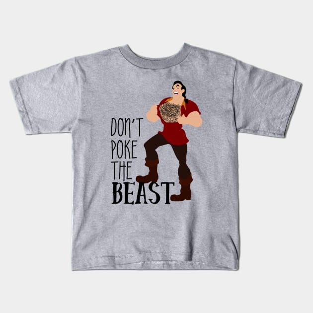 Don't Poke The Beast Kids T-Shirt by VirGigiBurns